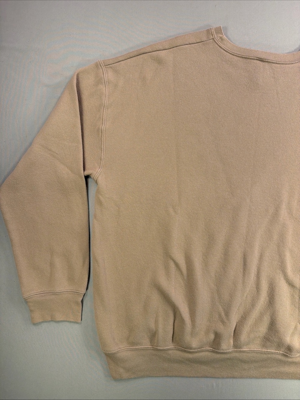Sota Crewneck Oversized Sweatshirt in Beige - Relaxed Everyday Pullover - Picture 12 of 14